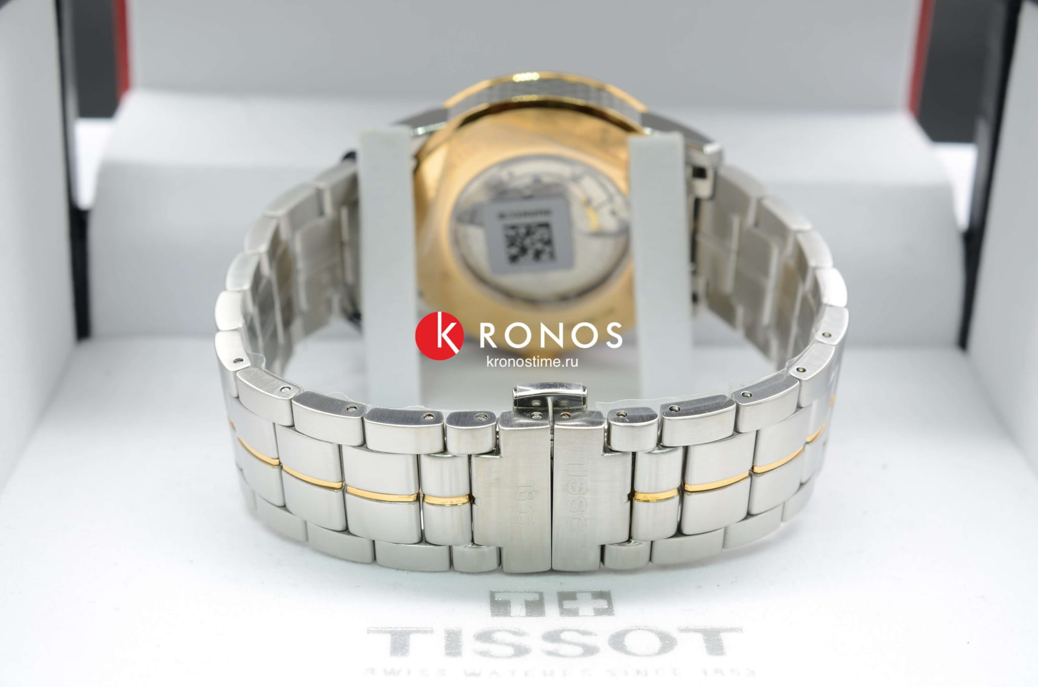 Tissot T0864072205100 мужские часы застежка крупным планом